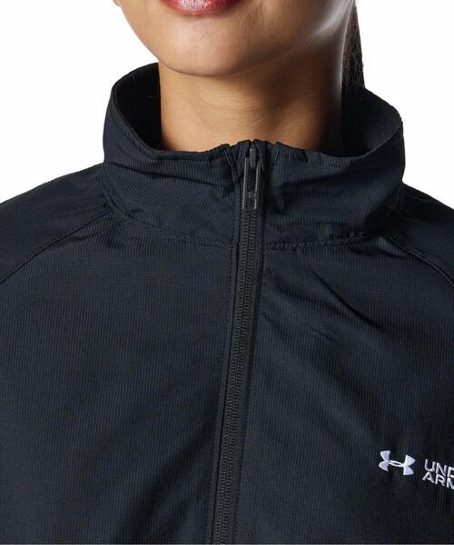 「UNDER ARMOUR」 ジャージブルゾン X-LARGE ブラック レディース_画像4