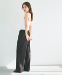 カップ付き キャミソール OUT BRA クロ...の詳細画像4