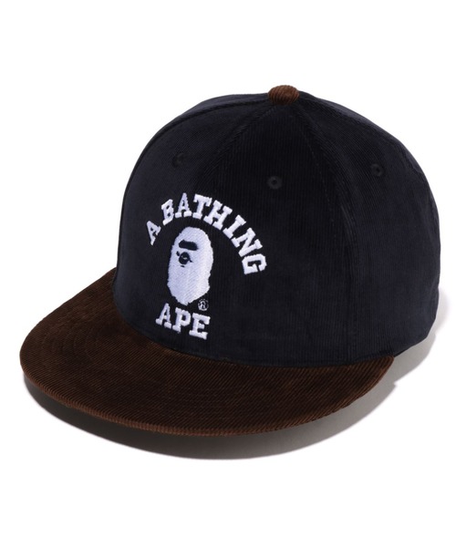 A BATHING APE（アベイシングエイプ） キャップ FREE ネイビー メンズ