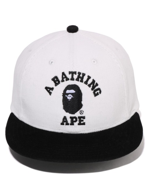 エイプ　帽子 A BATHING APE（アベイシングエイプ） キャップ FREE ネイビー メンズ