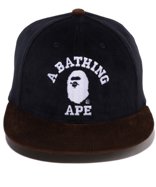 A BATHING APE（アベイシングエイプ） キャップ FREE ネイビー メンズ