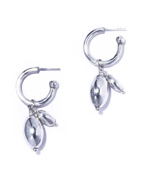 ピアス 「quip queint」germe duo hoop pierce/ジェルム デュオ フープ ピアス レディースの画像