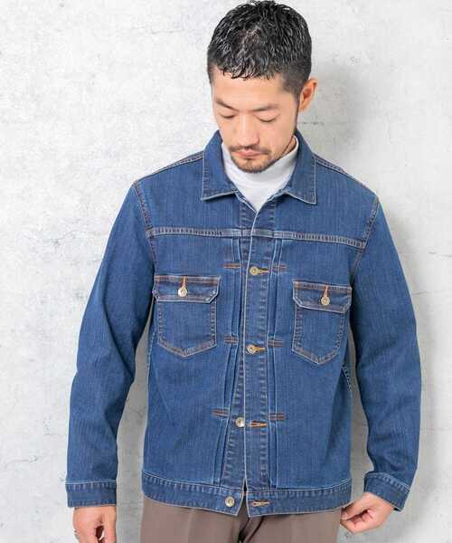 「URBAN RESEARCH ROSSO MEN」 デニムジャケット X-LARGE インディゴブルー メンズ_画像6