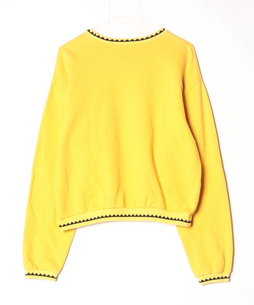 STUSSY（ステューシー） ワンポイントスウェットカットソー M イエロー 
