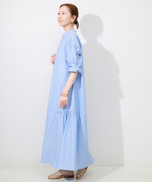 SLOBE IENA（スローブイエナ） 長袖ワンピース - ホワイト レディース