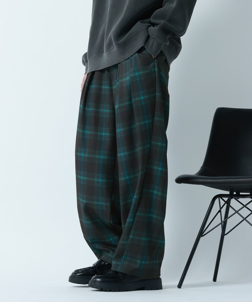 RAGEBLUE（レイジブルー） ワイドパンツ スラックス 2Tuck Design