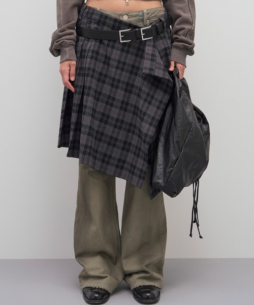 LCDC TM ベルト DOUBLE BUCKLE LEATHER BELT レディース メンズ