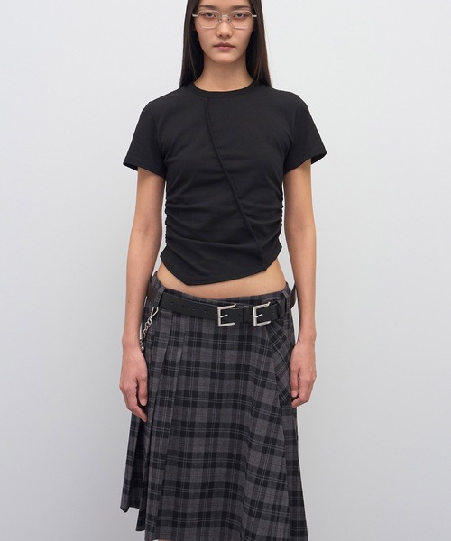 LCDC TM ベルト DOUBLE BUCKLE LEATHER BELT レディース メンズ