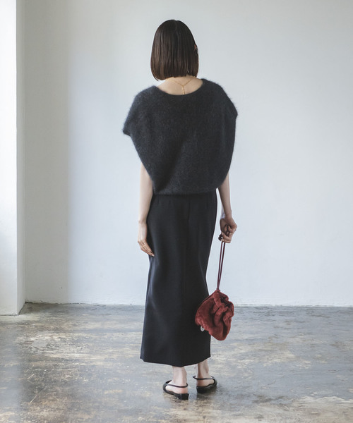「NOBLE」 タイトスカート 36 ベージュ レディースの画像