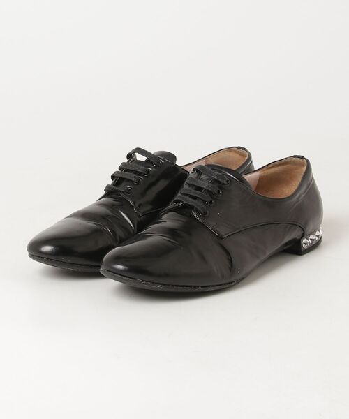 miu miu（ミュウミュウ） シューズ 35.5 ブラック レディース 