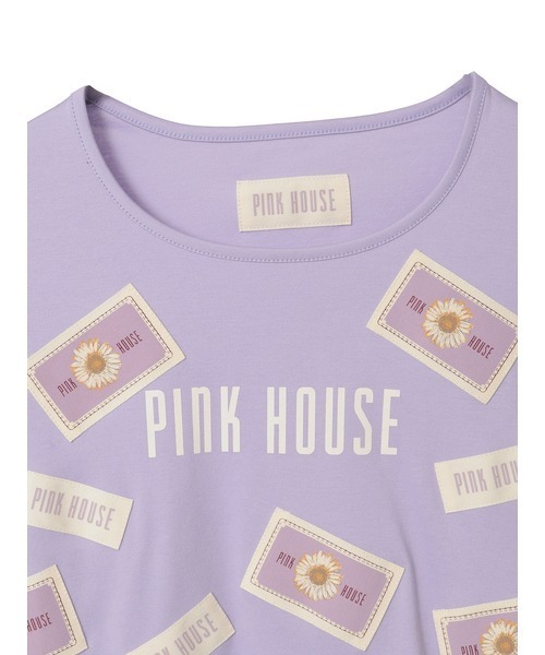 「PINK HOUSE」 長袖カットソー LARGE ブラック レディースの画像