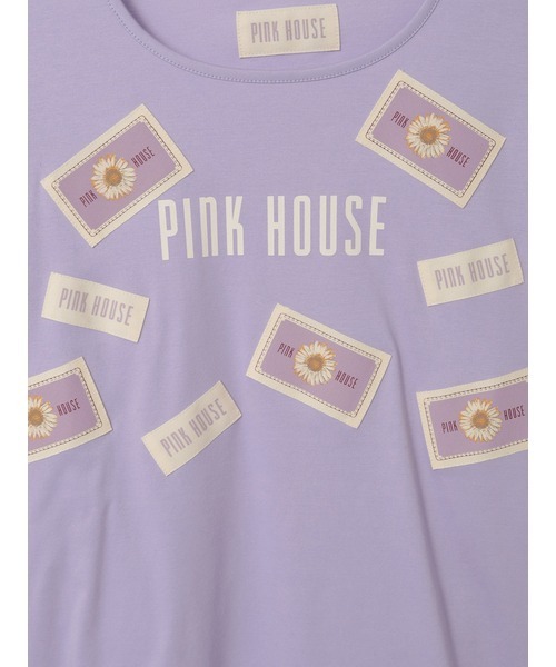 「PINK HOUSE」 長袖カットソー LARGE ブラック レディースの画像