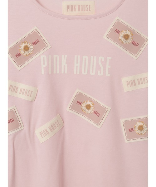 「PINK HOUSE」 長袖カットソー LARGE ブラック レディースの画像