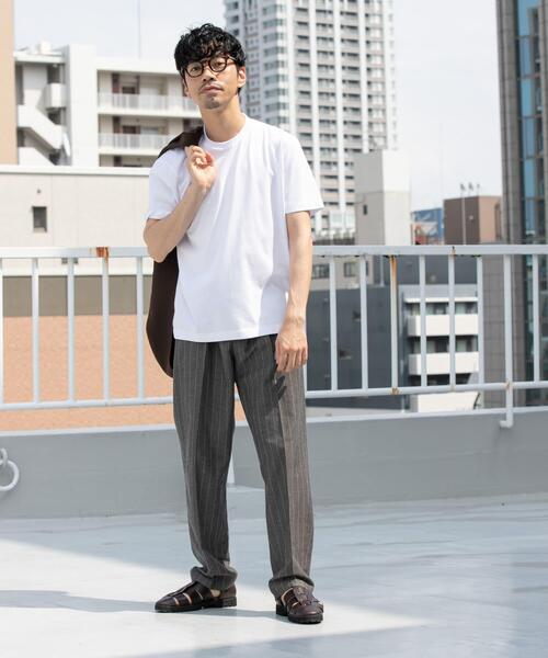 「URBAN RESEARCH ROSSO MEN」 半袖Tシャツ X-LARGE チャコールグレー メンズ_画像6