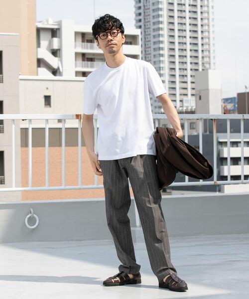 「URBAN RESEARCH ROSSO MEN」 半袖Tシャツ X-LARGE チャコールグレー メンズ_画像7