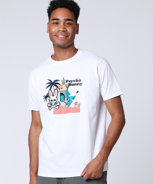 psicom Tシャツ XL 5枚セット Psycho Bunny（サイコバニー） tシャツ トロピカル アートワーク