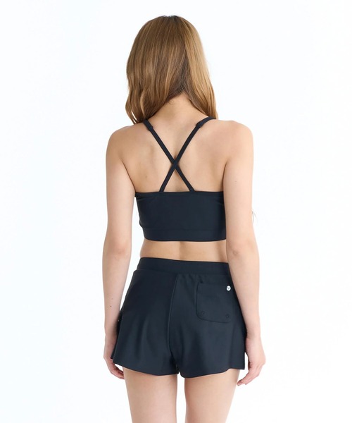 ROXY（ロキシー） 水着 水着 3点セット ビキニ ラッシュTシャツ ROXY