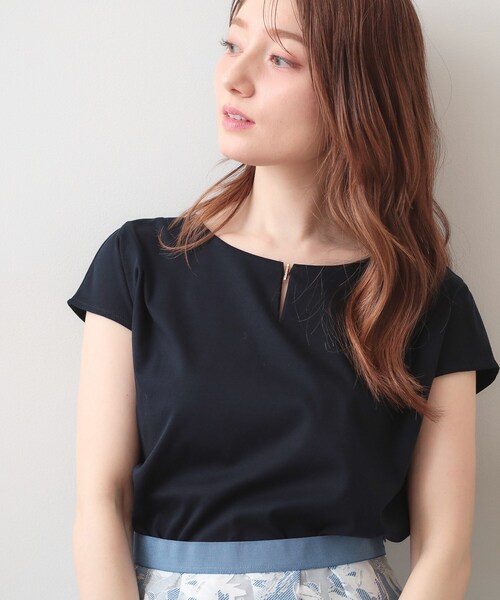 index（インデックス） uvカット tシャツ 半袖 「接触冷感」ビジュー