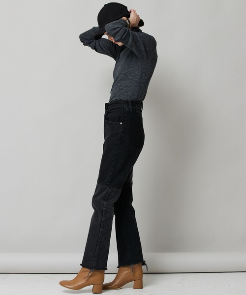 「77circa」 デニムパンツ 38 ブルー系その他5 レディース_画像3