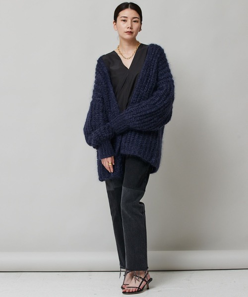 「77circa」 デニムパンツ 38 ブルー系その他5 レディース_画像4