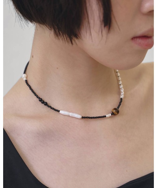 TODAYFUL ネックレス Asymmetry Mix Choker レディース : ZOZOTOWN