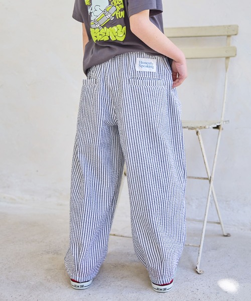 Piet ワイドパンツ パンツ ストライプボールパンツ キッズ 子供服
