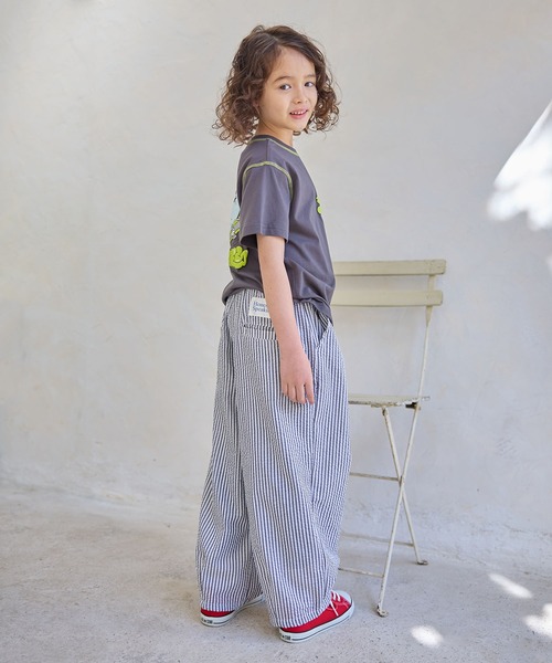 Piet ワイドパンツ パンツ ストライプボールパンツ キッズ 子供服