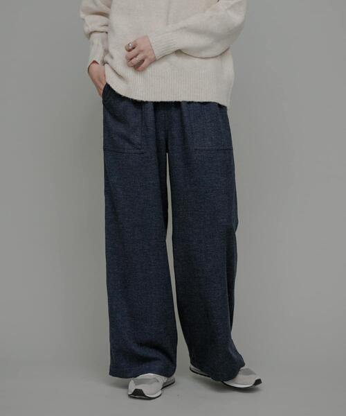 「URBAN RESEARCH Sonny Label」 イージーパンツ 36 インディゴブルー レディース_画像2