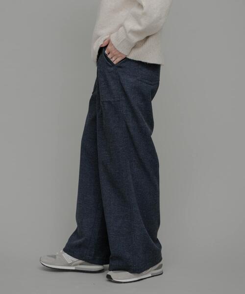 「URBAN RESEARCH Sonny Label」 イージーパンツ 36 インディゴブルー レディース_画像3