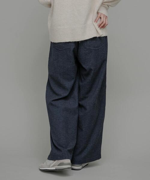 「URBAN RESEARCH Sonny Label」 イージーパンツ 36 インディゴブルー レディース_画像4