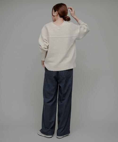 「URBAN RESEARCH Sonny Label」 イージーパンツ 36 インディゴブルー レディース_画像8