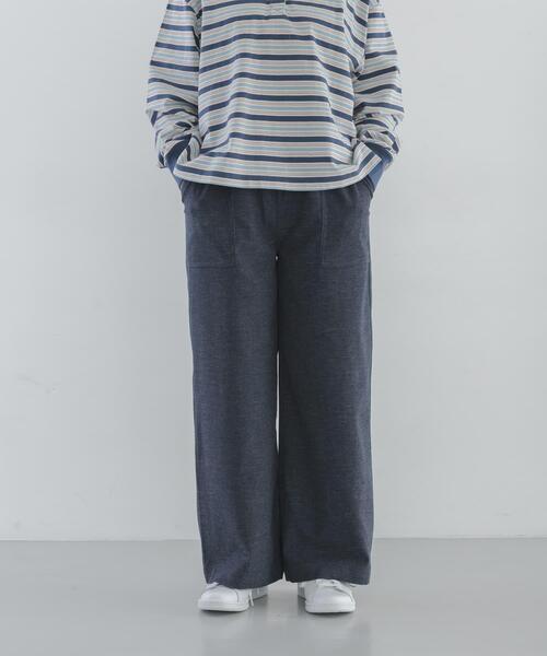 「URBAN RESEARCH Sonny Label」 イージーパンツ 36 インディゴブルー レディース_画像9