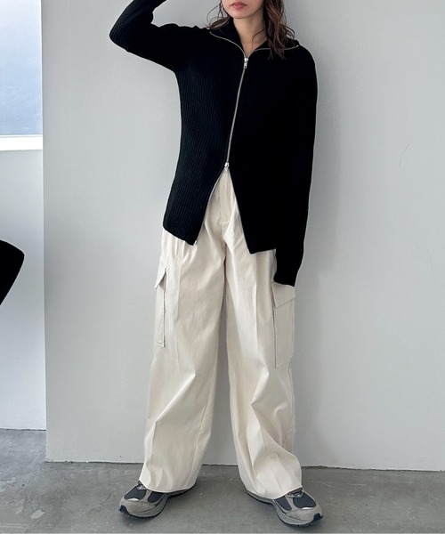 「feepur」 カーゴパンツ MEDIUM カーキ レディース_画像7