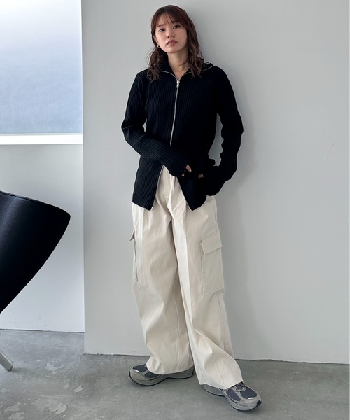 「feepur」 カーゴパンツ MEDIUM カーキ レディース_画像9