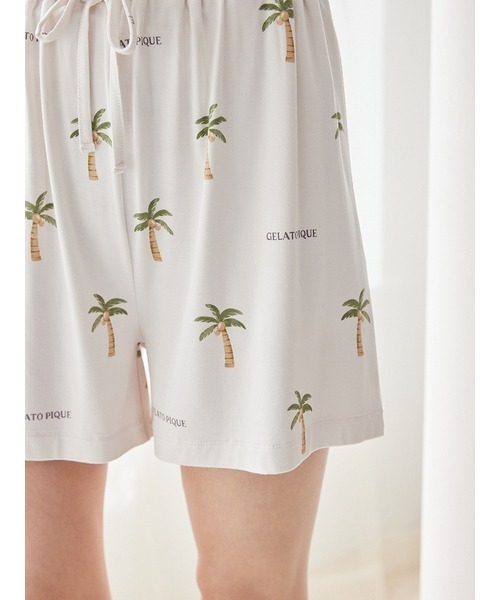 ジェラートピケ パジャマ ルームウェア 「接触冷感」サマーモチーフ4柄Tシャツ＆ショートパンツセット レディース | gelato pique | 12