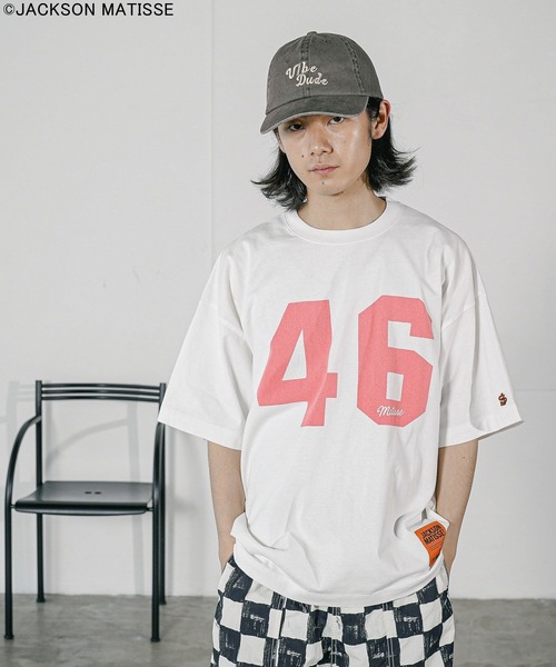 「JACKSON MATISSE」 半袖Tシャツ MEDIUM チャコール メンズ_画像2