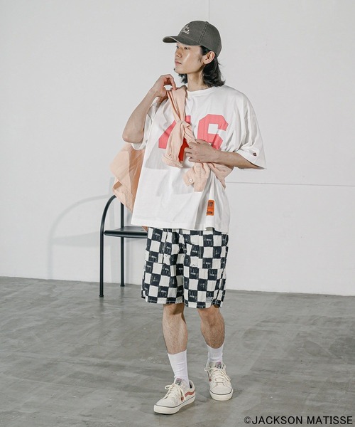 「JACKSON MATISSE」 半袖Tシャツ MEDIUM チャコール メンズ_画像3