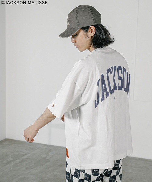 「JACKSON MATISSE」 半袖Tシャツ MEDIUM チャコール メンズ_画像5