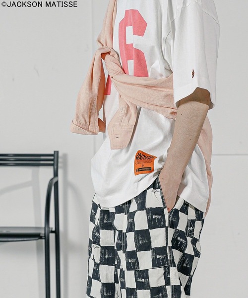 「JACKSON MATISSE」 半袖Tシャツ MEDIUM チャコール メンズ_画像6