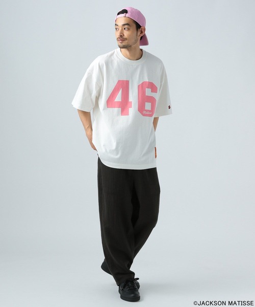 「JACKSON MATISSE」 半袖Tシャツ MEDIUM チャコール メンズ_画像7