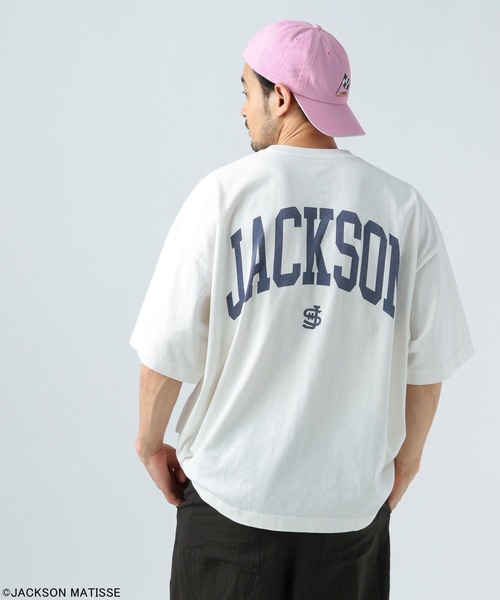 「JACKSON MATISSE」 半袖Tシャツ MEDIUM チャコール メンズ_画像9