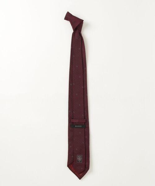 ✨️未使用✨️GUCCI グッチ ネクタイ レッド系 ストライプ クレストロゴ GUCCI（グッチ） GGロゴ ネクタイ - レッド メンズ : ZOZOTOWN Yahoo