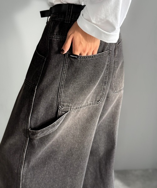 「Classical Origin」 デニムパンツ MEDIUM ブラック メンズ_画像7
