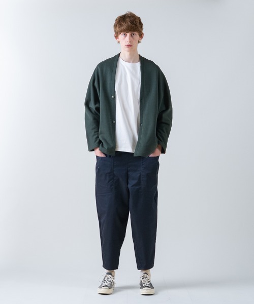 「rehacer」 イージーパンツ SMALL ネイビー メンズ_画像9