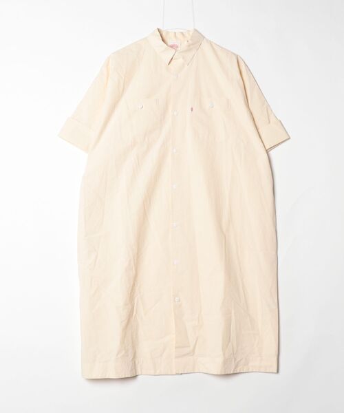 希少超美品！【DANTON/ダントン】シャツワンピース　36 Danton（ダントン） シャツワンピース 36 ホワイト レディース