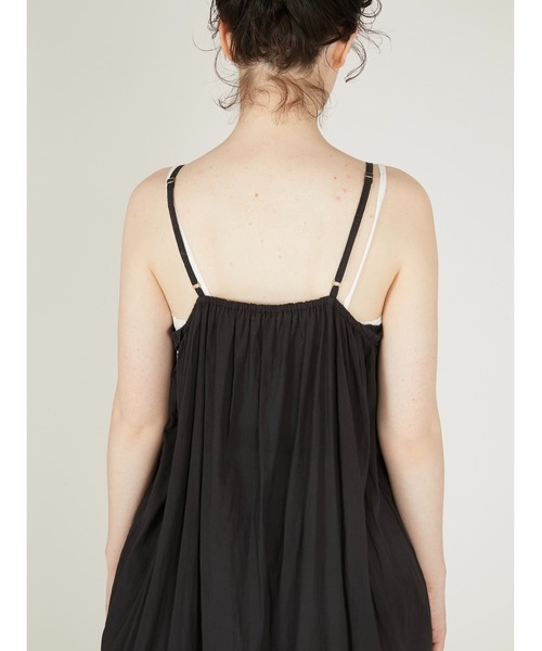 ワンピース 「crinkle crinkle crinkle」liver lace vintage like cami dress/リヴァーレースヴィンテージライクキャミドレス