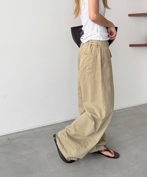 CANAL JEAN（キャナルジーン） ワイドパンツ パンツ El mar ソフト