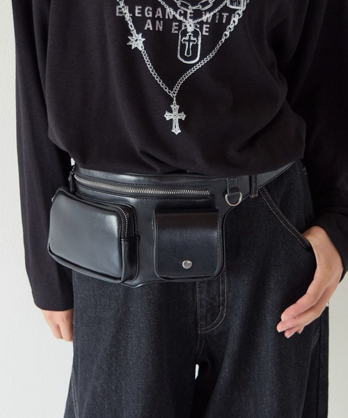 PBLIM ウエストポーチ ウエストバッグ 「UNISEX」ベルトバッグ