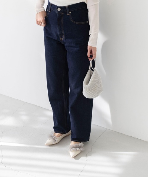「menue」 フラットパンプス 26.0cm イエロー レディース_画像3