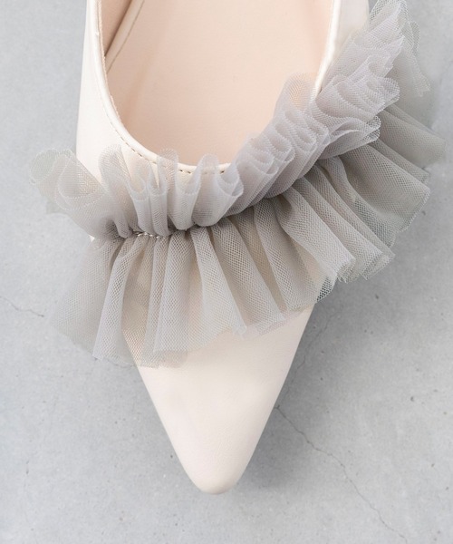 「menue」 フラットパンプス 26.0cm イエロー レディース_画像9